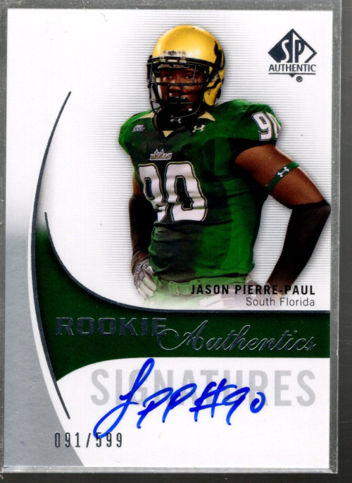 Jason Pierre-Paul SP Authentic #140 Autograph