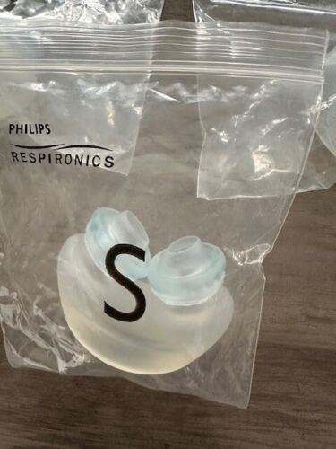 NEW Philips Respironics Gel Nasal Nose Pillows Lot of 3 Size Small - Bild 2 von 2