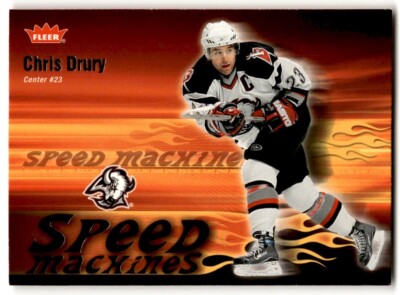 Chris Drury 2006-07 Fleer Speed Machines #SM6 Buffalo Sabres