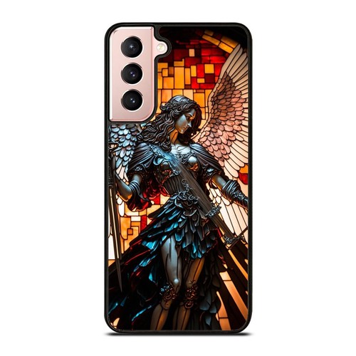 Stained glass battle angel Anti Scratch For Samsung A15 A16 S23 S24 S25 Ultra FE - 第 6/25 張圖片