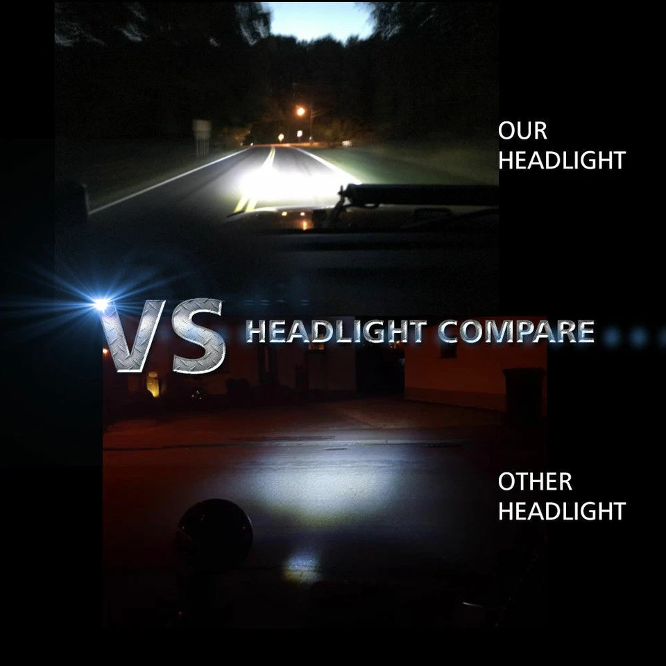 Faro LED de 7" para motocicleta Yamaha V-Star XVS 650 950 1100 Classic Stryker Foto 2 de 4