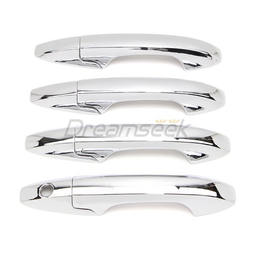 Carbon Fiber Style Door Handle Covers For Honda CR-V (2007-2011) - 4-Piece Set, ABS Plastic, Easy Install