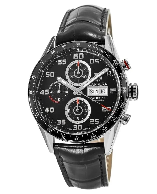 TAG Heuer CARRERA Calibre 16 本体 TAG Heuer Carrera Men's Black Calibre 16 Men's Watch | eBay