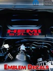 Ram 1500 5.7L V8 DT Engine Decal Overlay Decal 2019 2020 2021 2022 2023 2024