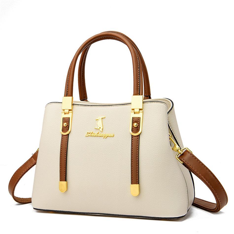 Bolsos y carteras de lujo genuinos para mujer de marca de diseñador bandolera altos