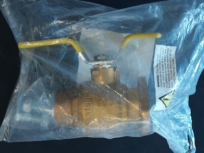 Webstone Full Port Brass Flanged Ball Valve 1-1/2'' SWT Pipe Size - H-50406HV NEW