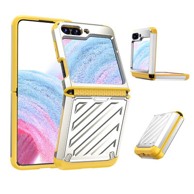 Armor Case for Samsung Galaxy Z Flip 6/5/4/3 Rugged Hybrid Shockproof Hinge Case