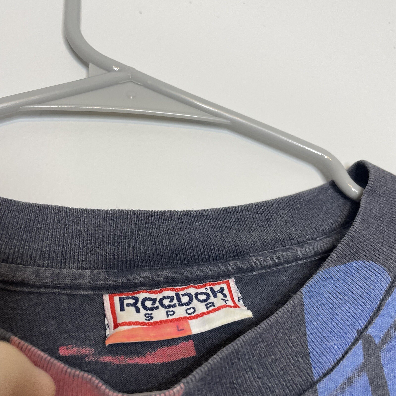 Vintage 90s Reebok Patrick De Gayardon Sky Surfer All Over Print AOP T-Shirt L thumbnail 5