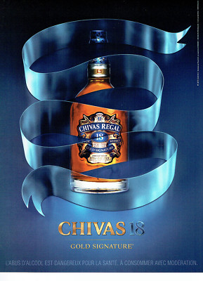 Werbung Advertising078 2012 Whisky Chivas 18 Gold Signature