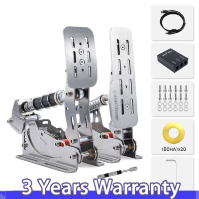 Simplayer PRO-P2+H1 Sim Racing Pedals Load Cell Pedals Standard+Hydraulic Rod