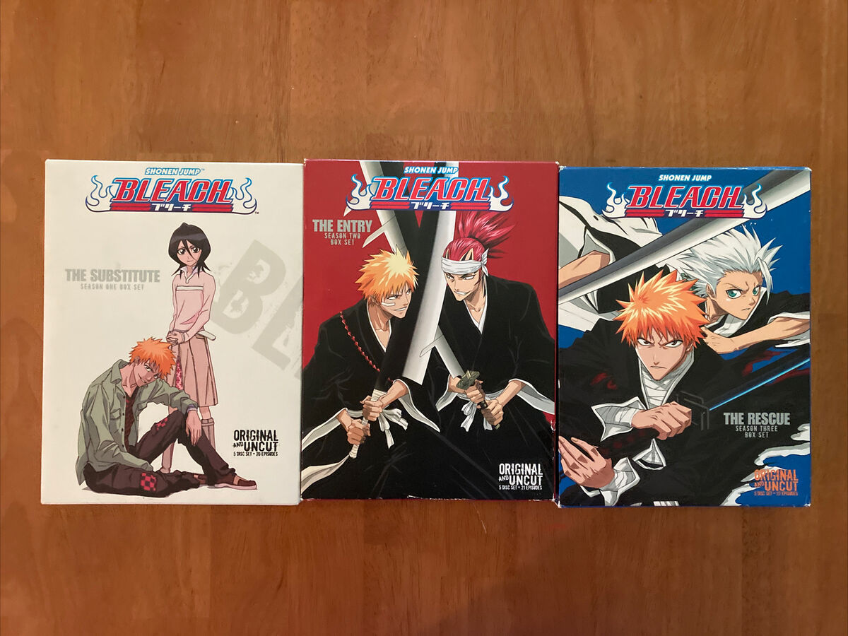 Shonen Jump Bleach Manga DVD Season 1-5 Ep 1-109 263-270 275-278 299-302