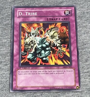Yu-Gi-Oh! TCG D. Tribe Pharaonic Guardian PGD-102 1st Edition Common (1996)
