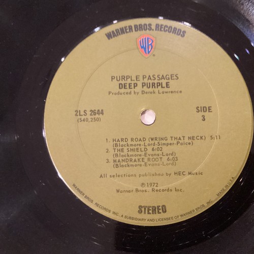Deep Purple Purple Passages 2 Record Set 1st Press Green Labels 1972 2LS 2644 - Picture 6 of 12