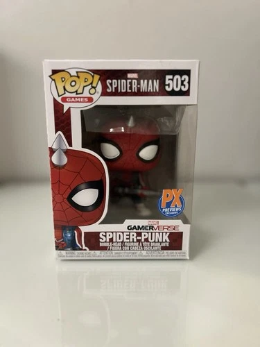 Funko POP! Games Marvel Spider-Man SPIDER-PUNK #503 • PX Previews Exclusive