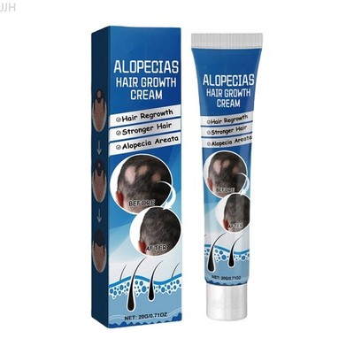 Hair Growth Cream for Regrowth and Alopecia Areata Treatment 20g Stronger Hair`