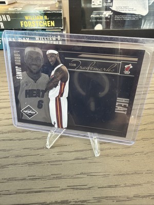 LeBron James #122/149 Panini Limited 2010-11 Team Trademarks Heat 