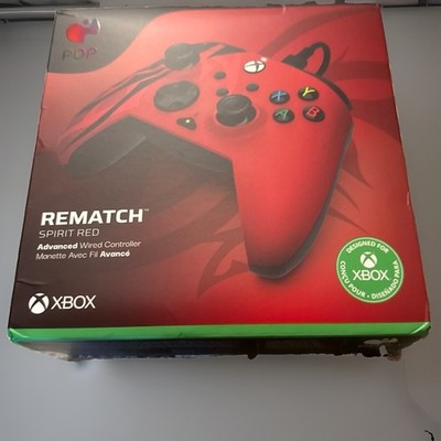 PDP REMATCH Spirit Red Wired USB-C Controller Xbox One/Series X|S PC 8ft