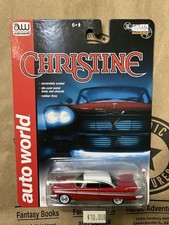 AUTOWORLD AWSS 6401 CHRISTINE 1958 58 PLYMOUTH FURY 1/64 DIECAST MODEL CAR RED