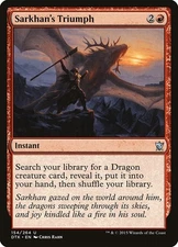 Sarkhan's Triumph Dragons of Tarkir Magic The Gathering MTG Card