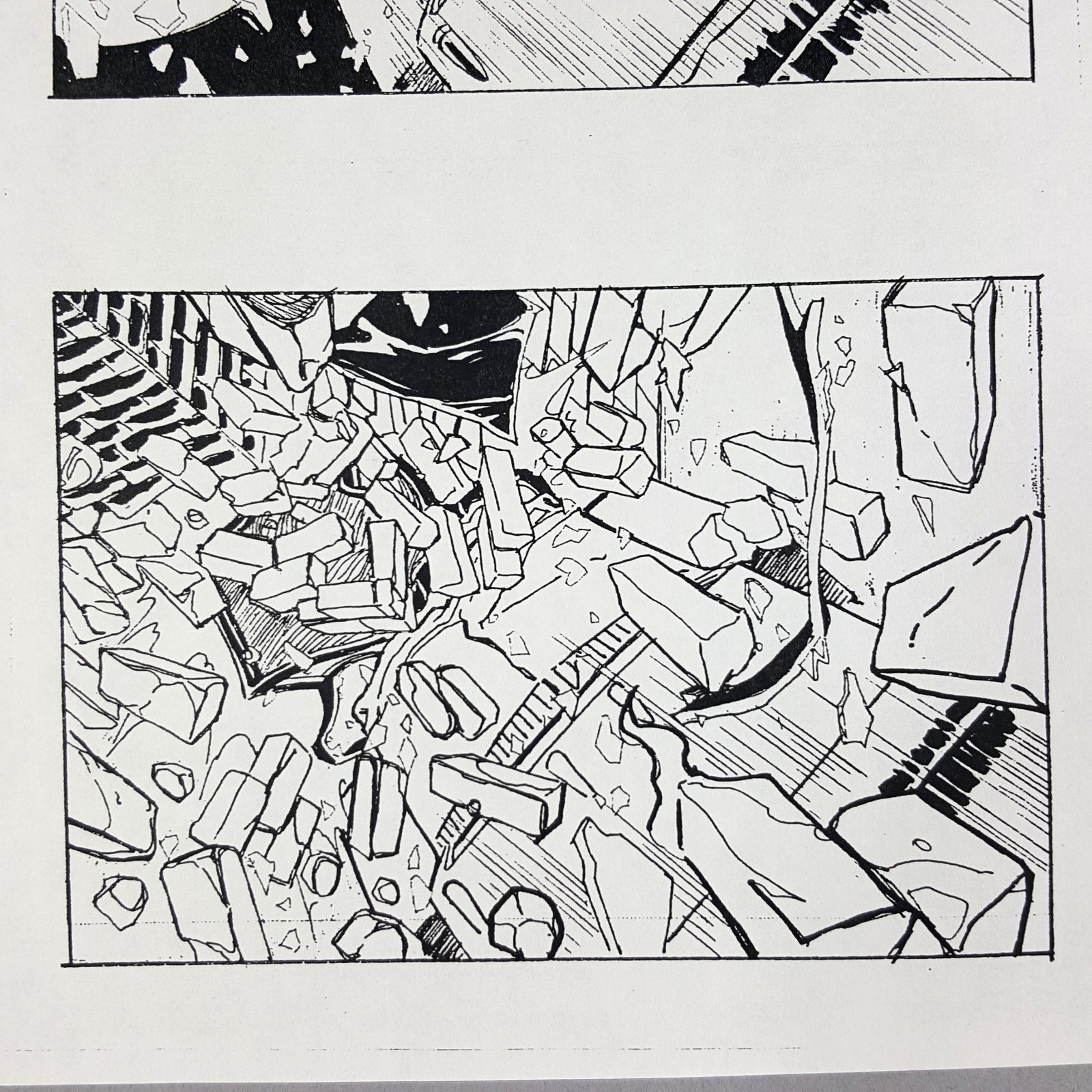 Image 3 of The Matrix Production Used Storyboard Trinity Chase CH90-91 Movie Prop