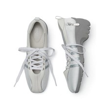  Rockfish Weatherwear x ILLIT BLISS HEEL LACEUP SNEAKERS / WHITE / 100 Genuine