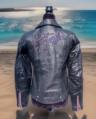 Harley-Davidson Women's Pink Label Black Leather Jacket Small