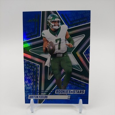 2025 Rookie & Stars Justin Fields True Blue /149 Jets
