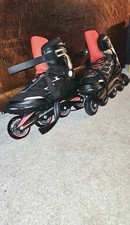 Black and Red Bladerunner Roller Blade Used Once In Good Condition, Price