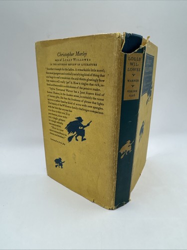LOLLY WILLOWES OR THE LOVING HUNTSMAN SYLVIA TOWNSEND WARNER 4TH PRINT W/JACKET - Picture 5 of 21