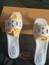 TOD's sandalo donna catena pelle 
