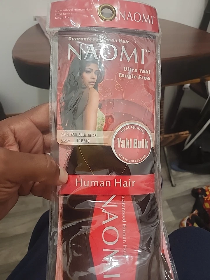 Paquete de 3 extensiones de cabello -, cabello humano, Naomi UltraYaki, sin enredos Foto 2 de 4