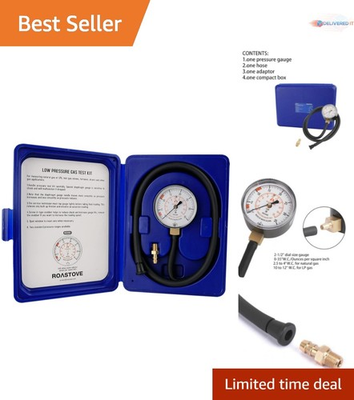 #ad #ad Gas Manifold Pressure Kit LP Natural Gas Pressure Meter 0 35 W.C $44.99