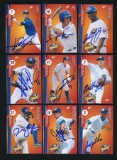 2010 PEORIA CHIEFS -Group of (19) *ALL AUTOGRAPHED* w/ JUSTIN BOUR