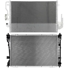 Radiator&AC Condenser Cooling Kit For 2009-11 Mazda Tribute Mercury Mariner 2.5L