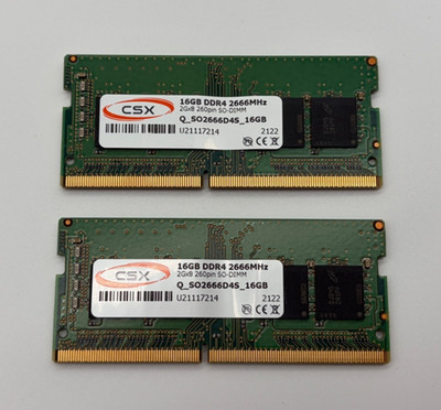 CSX 32GB Kit (2x16GB) DDR4 2666MHz SO-DIMM   Mac mini/iMac kompatibel