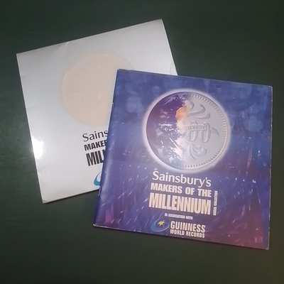 #ad #ad Sainsburys Makers of the Millennium Medal Collection Guinness World Records 1999 $33.95
