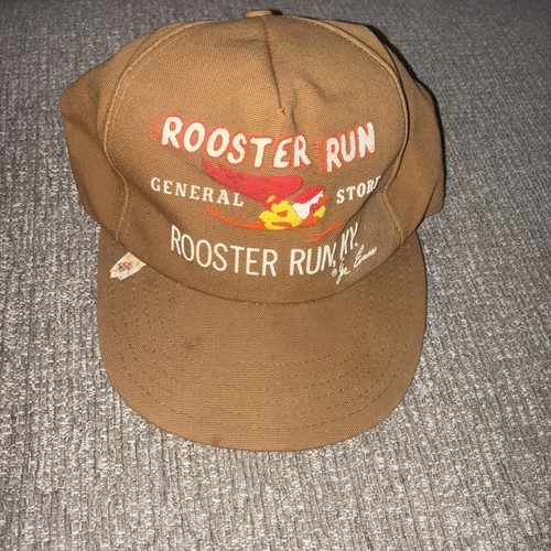 Vintage Rooster Run Kentucky Dickies Hat 70s 80s SnapBack