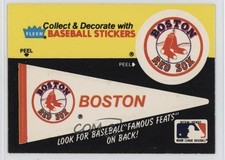 1986 Fleer Boston Red Sox Grover Alexander Pennant Cleveland HOF 7rf