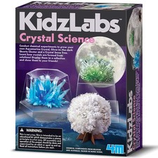 : KidzLabs - Crystal Science Kit - Grow 3 Unique Shaped Crystals, DIY STEM Cr...
