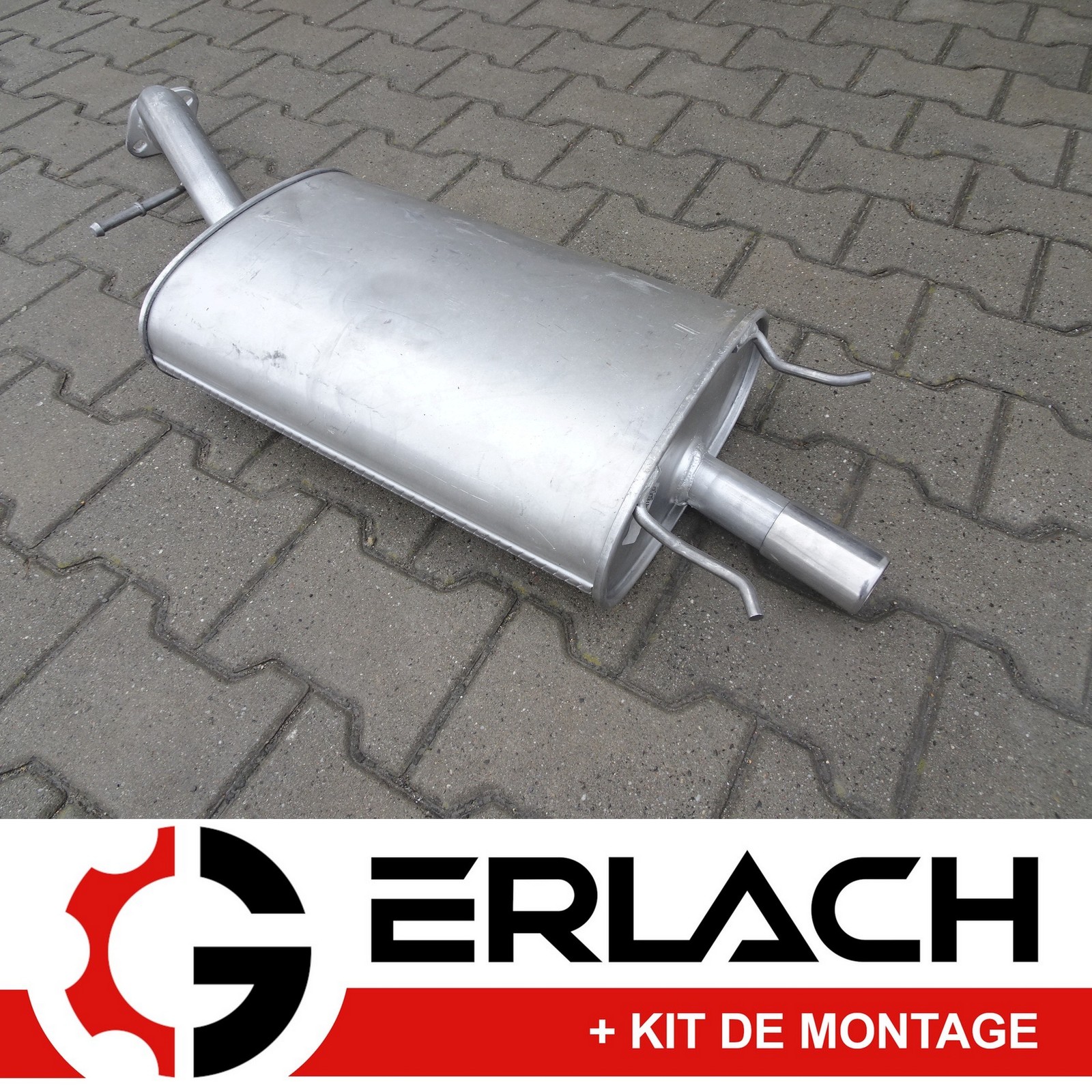 Silencieux arrière MG ZR 105 pour réparation ligne échappement