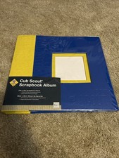 Cub Scout Scrapbook Album 12 by 12 with 10 Protector Pages
