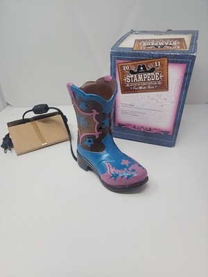 Scentsy COWBOY BOOT Western 2011 Stampede Convention Full Size Electric Warmer 