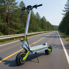 US Stock 50MPH Fast 60V6000W 30AH Dual motor NFC Password Start Electric Scooter