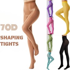 220lbs Plus Size Oil Shiny Pantyhose 70d Shaping Tights Dance Yoga Stockings