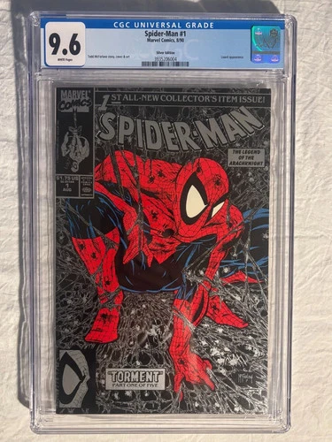 Spider-Man #1 1990 MARVEL CGC 9.6 - Silver Var *KEY!* Mcfarlane's 1st Ish! READ!