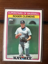 1989 Topps Kay Bee Toys Superstars of Baseball - Roger Clemens #7