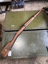 Vintage Swedish Model 96 M96 Mauser Rifle Wood Stock & Handguard. With Buttplate