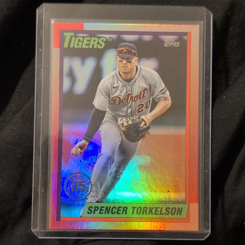 Topps 2025 Update Spencer Torkelson Detroit Tigers 35th Anniv #U90-48