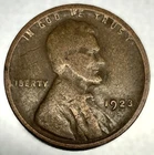 1923 S Lincoln Wheat Cent Coin 1c Bronze US Penny Fine Condition -3653