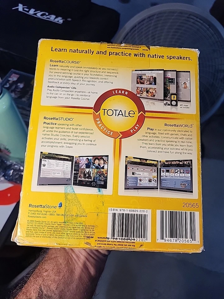 Rosetta Stone German Deutsch Total Set Levels 1-3 Headphones Included - Image 2 of 4